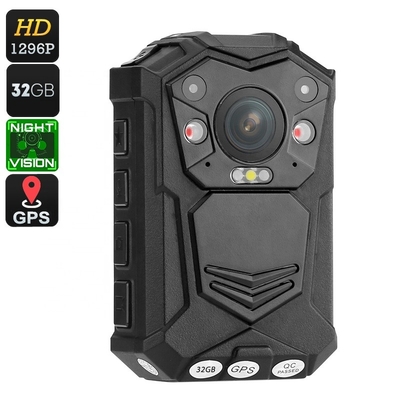 Waterproof / Waterproof Eeyelog Body Camera Ambarella H22 Waterproof Camera With GPS A21