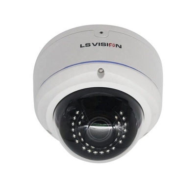 LS VISION H.265 IR POE 8MP 4K Two Way Audio Vandalproof IP Dome Camera with Audio and SD Card Slot Optional