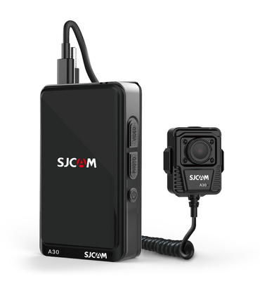 Waterproof LED Indicator Light SJCAM A30 IPS 4.0inch Touch Screen IP66 Body Camera Day and Night Recording Function for Office Duty