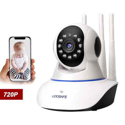 Loosafe 720P V380 APP Wireless Panoramic Surveillance Camera Night Vision IP Camera Home Security V380 Wifi CCTV Camera